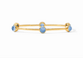 Milano Luxe Bangle-Iridescent Chalcedony Blue