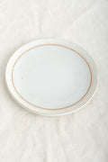 MQuan Art Ceramics Large Full Moon Dish White / 7.25" D