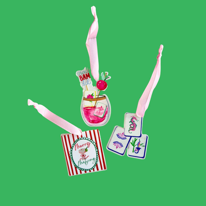 Mahjong Christmas Petite Ornament