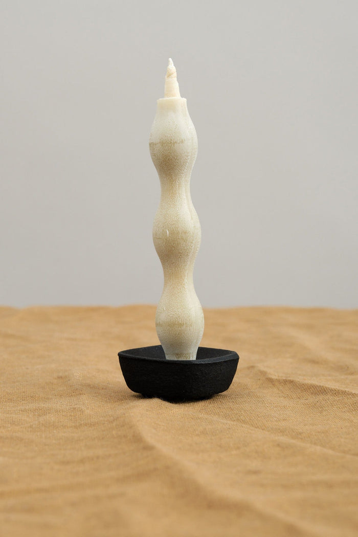 Takazawa Candle Home Candle Holders Medium Koma Candle Stand Cast Iron / 1.5" L X 1.5" W X 1.5" H