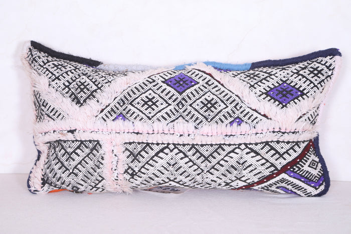 Moroccan handmade kilim pillow 10.2 INCHES X 21.6 INCHES - kilim pillow