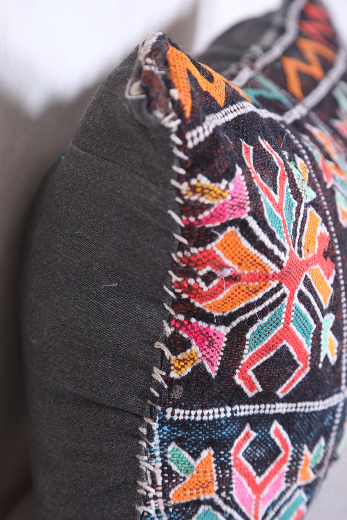 Moroccan handmade kilim pillow 12.5 INCHES X 18.1 INCHES