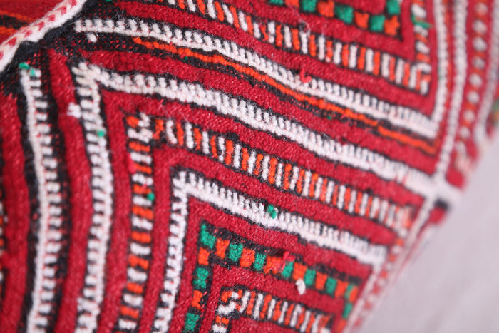 Moroccan handmade kilim pillow 12.5 INCHES X 22.4 INCHES - kilim pillow