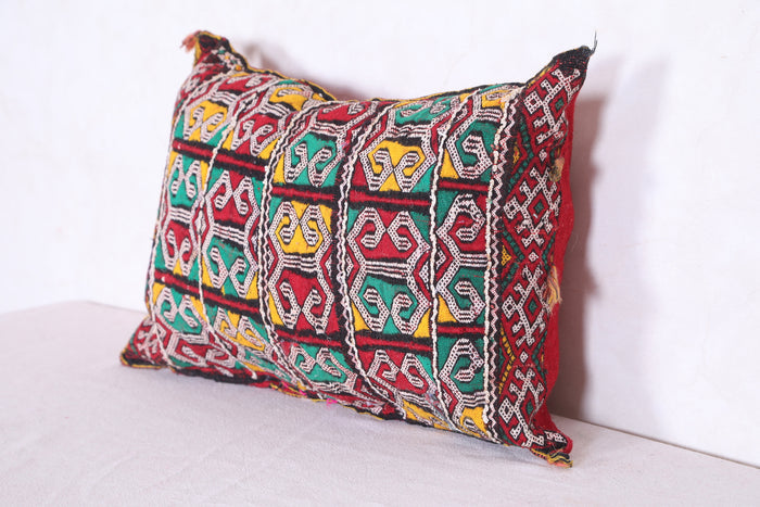 Moroccan handmade kilim pillow 13.3 INCHES X 18.8 INCHES - kilim pillow