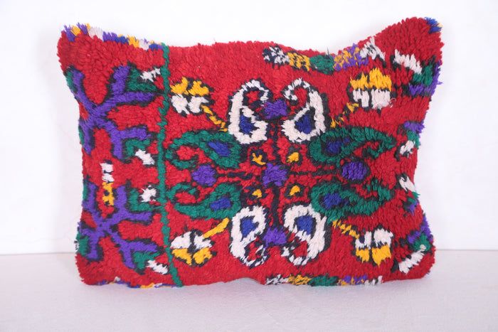 Moroccan handmade kilim pillow 13.7 INCHES X 18.8 INCHES