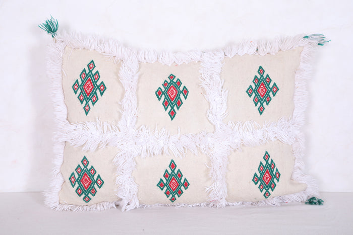 Moroccan handmade kilim pillow 14.9 INCHES X 21.6 INCHES
