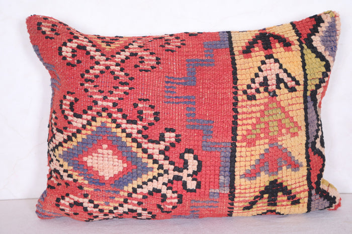 Moroccan handmade kilim pillow 14.9 INCHES X 21.6 INCHES - kilim pillow