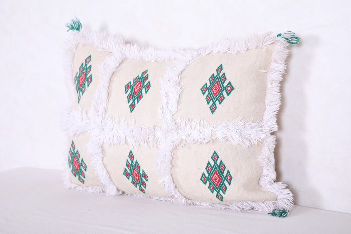 Moroccan handmade kilim pillow 14.9 INCHES X 21.6 INCHES