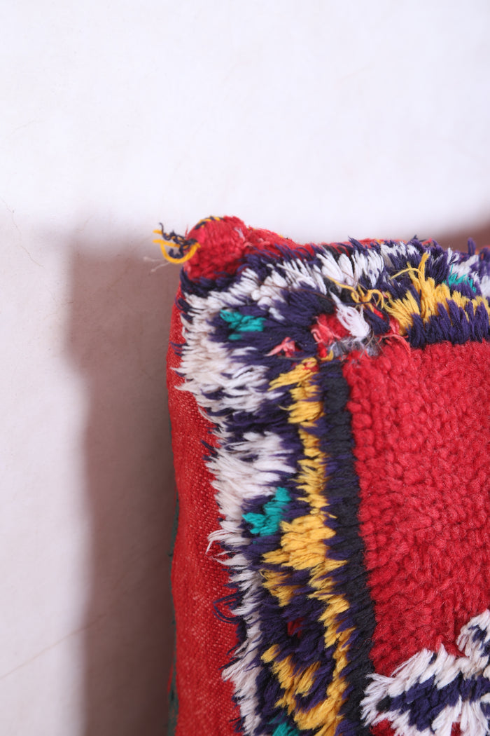 Moroccan handmade kilim pillow 15.7 INCHES X 19.6 INCHES