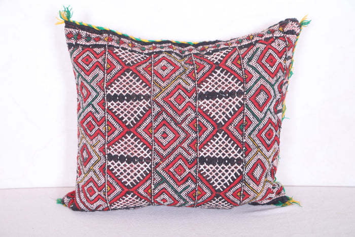 Moroccan handmade kilim pillow 16.5 INCHES X 18.1 INCHES