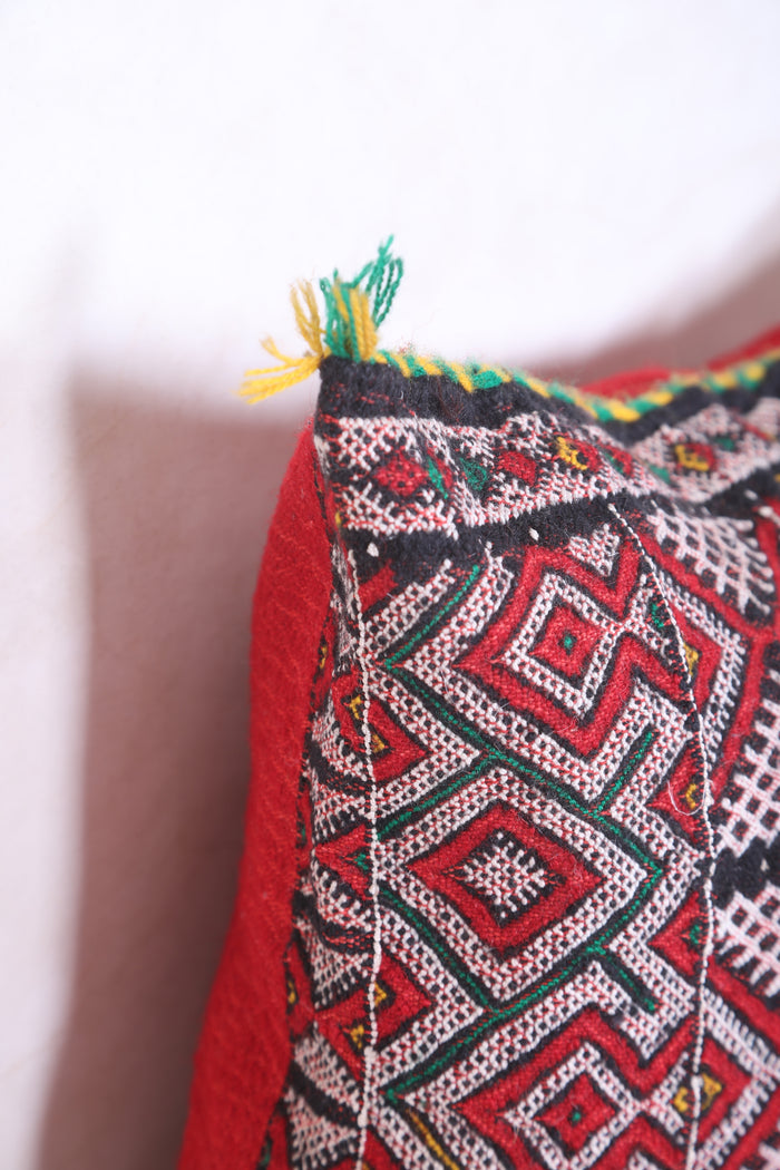 Moroccan handmade kilim pillow 16.5 INCHES X 18.1 INCHES