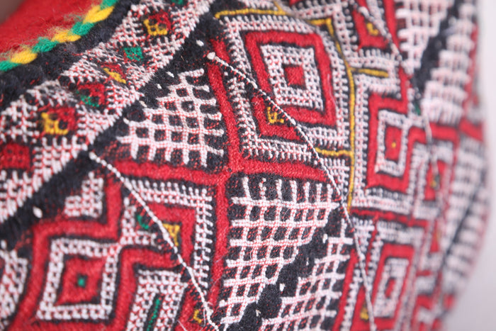 Moroccan handmade kilim pillow 16.5 INCHES X 18.1 INCHES