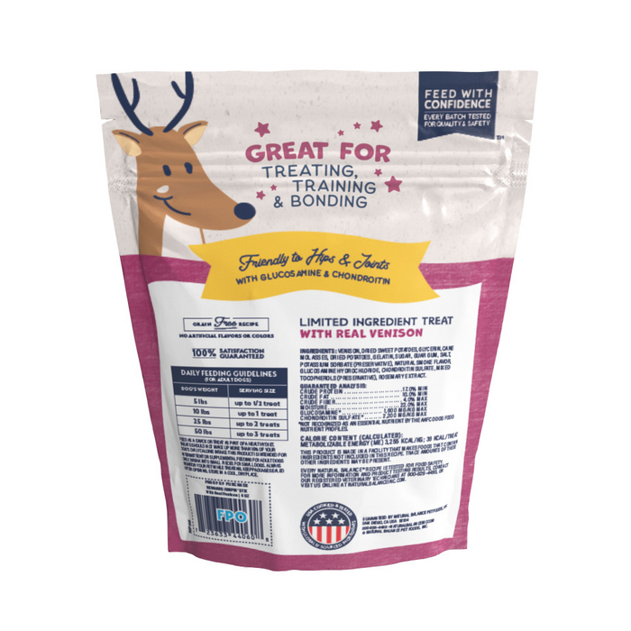 Natural Balance Rewards Jumpin' Stix Dog Treats with Real Venison
