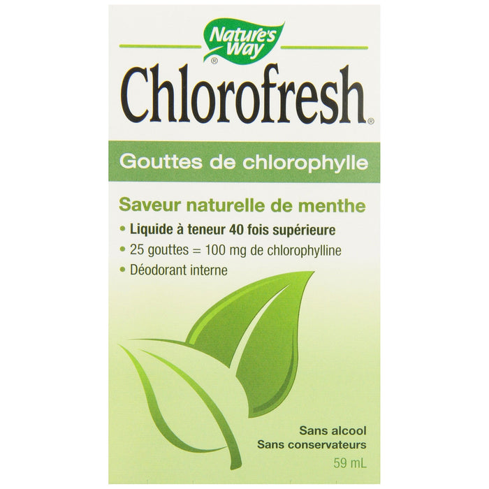 Nature's Way Chlorofresh Chlorophyll 40x Drops Mint 2oz