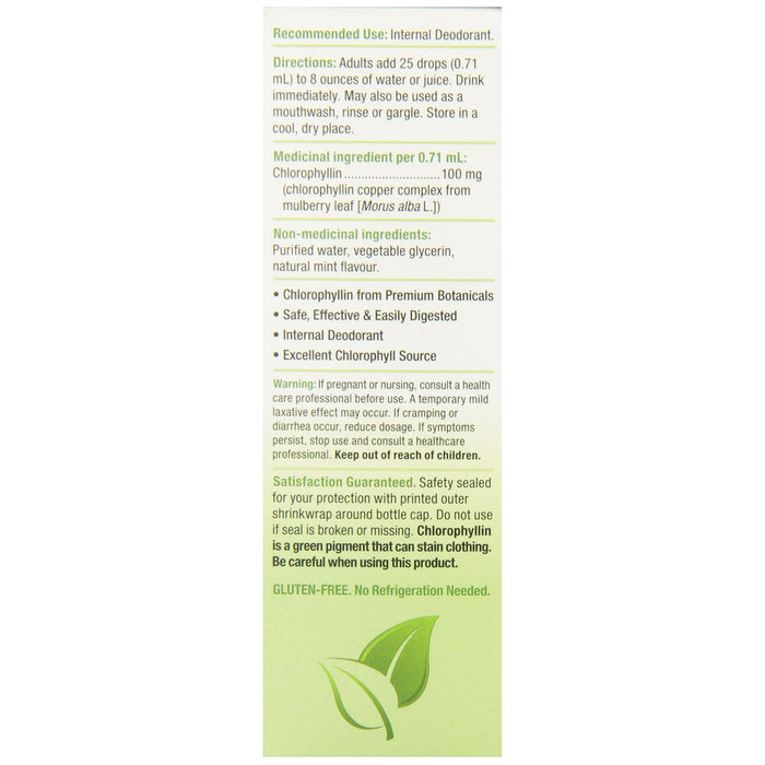 Nature's Way Chlorofresh Chlorophyll 40x Drops Mint 2oz
