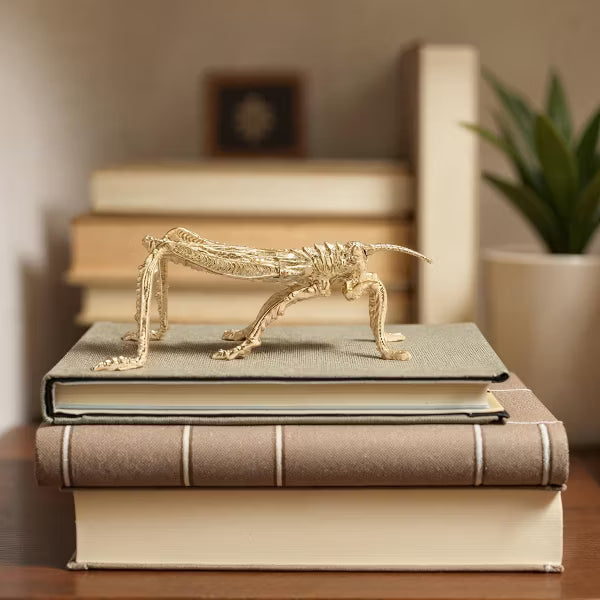 Grasshopper - Pewter - Gold Finish - Findlay Rowe Designs