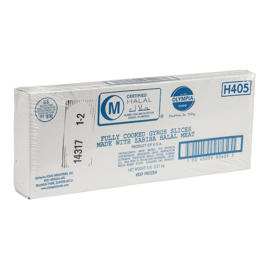 Olympia Gyro Pre Cooked Slices 2.27kg