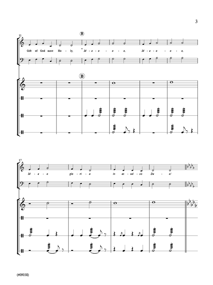On This Day Children Sing - Percussion Parts