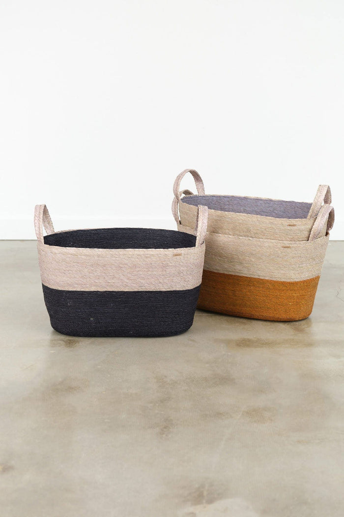Makaua Home Baskets Oval Floor Basket