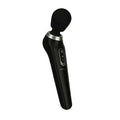 BMS PalmPower Extreme Rechargeable Wand Vibrator - Curved Handle & Flexible Head Black