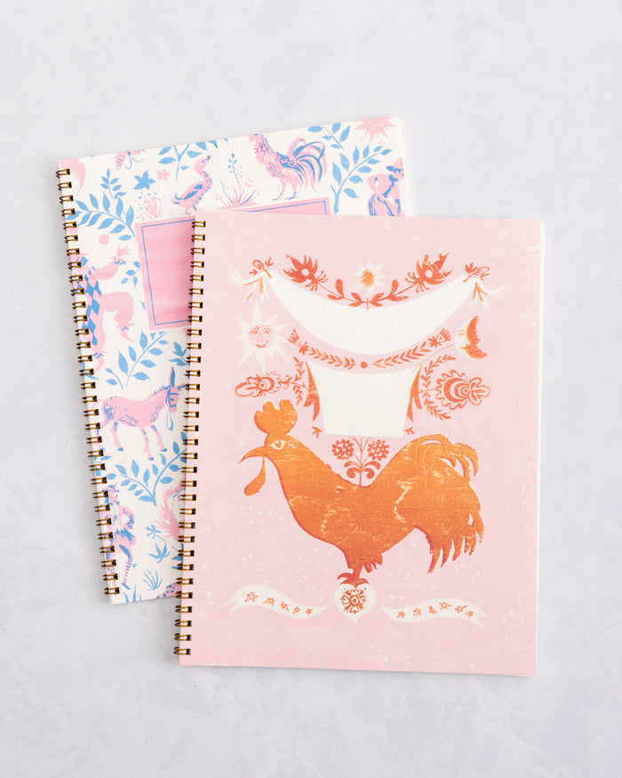 Rooster - French Storybook Notebooks - Parcel - Printfresh