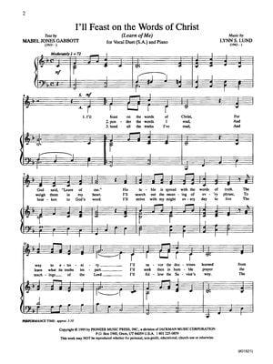 Praiseworthy Singer Vol 11 Learn Of Me | Sheet Music | Jackman Music