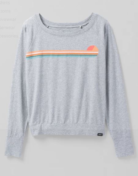 PrAna: Women's Organic Graphic Long Sleeve