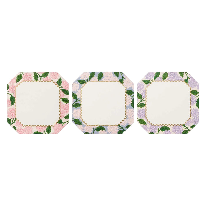 RIFLE PAPER CO | Pink Hydrangea Mini Notepad Trio