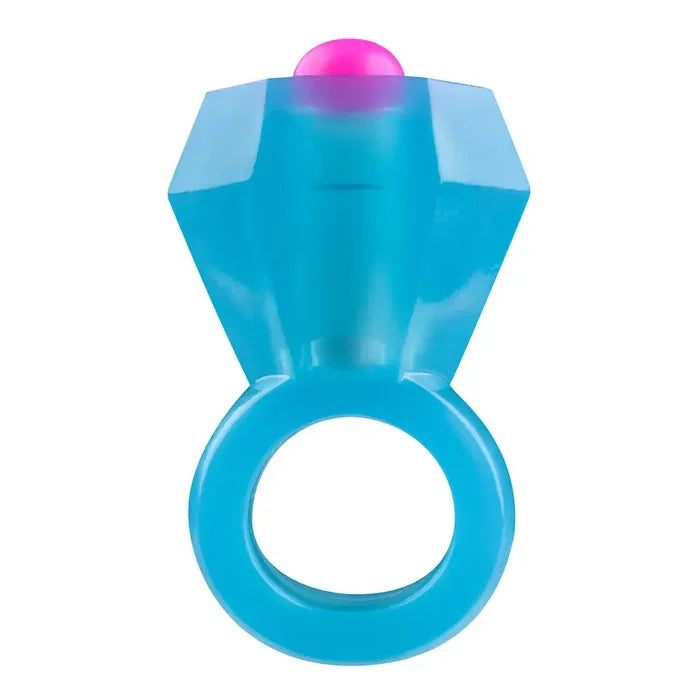 Rock Candy Toys® Bling Pop™ Vibrating C - Ring - Blue - C-Ring