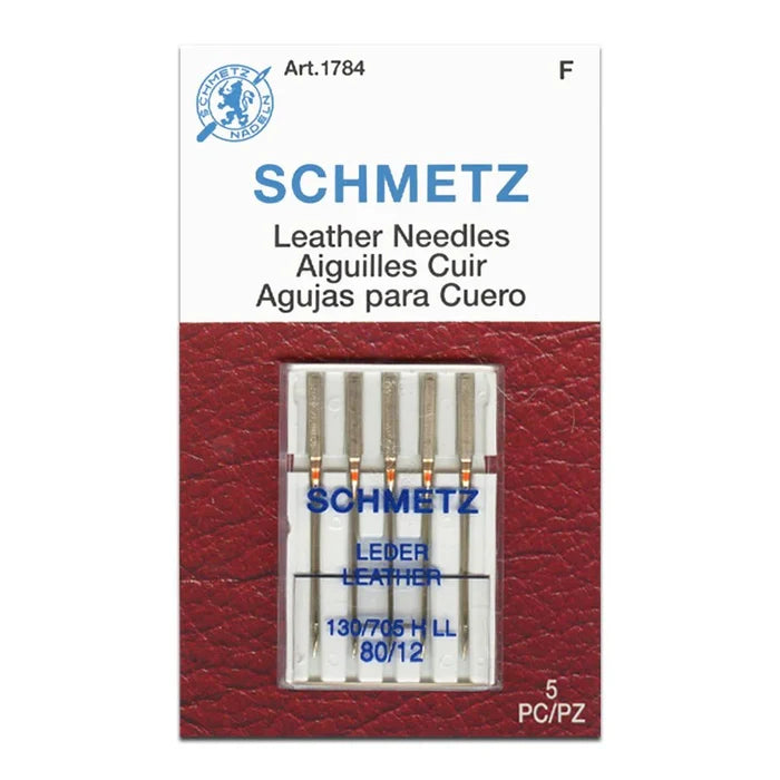 Schmetz Size 80/12 Leather Sewing Machine Needles (5pc)