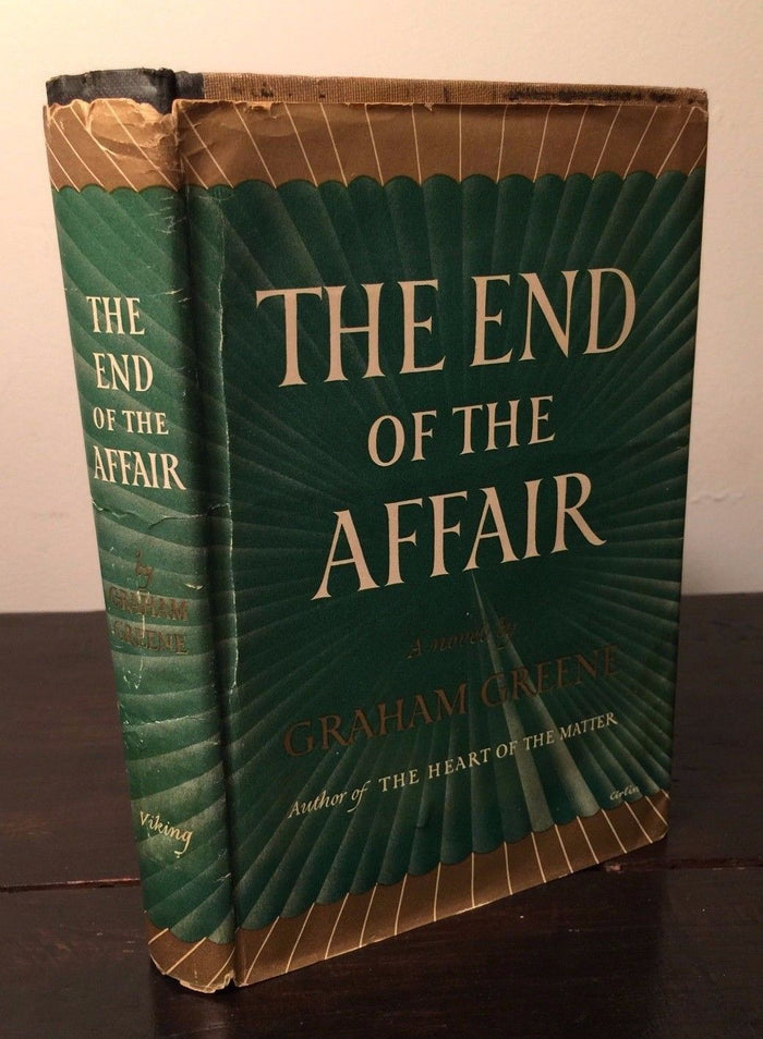 THE END OF THE AFFAIR by Graham Greene — First Ed., First Printing 1951 HC/DJ