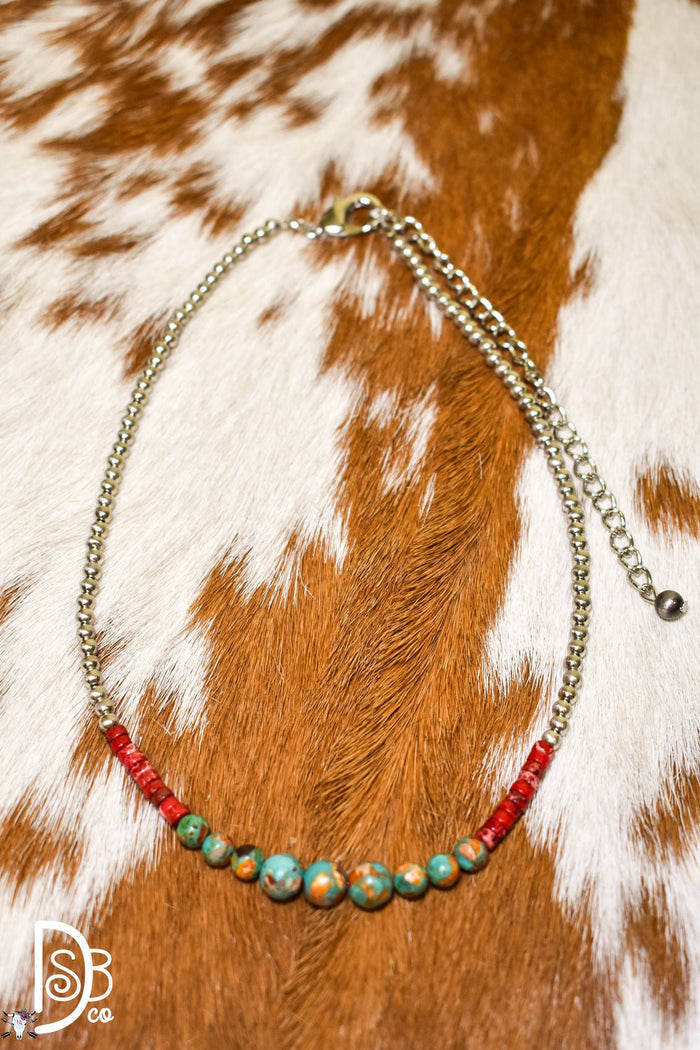 The Fashion Spiny & Pearl Necklace - Deadwood South Boutique & Company LLC