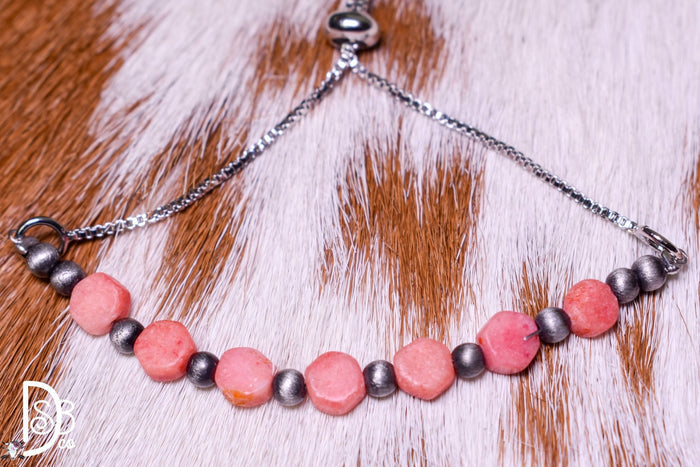 The Hexa Gemstone Adjustable Fashion Bracelet - Deadwood South Boutique & Company LLC
