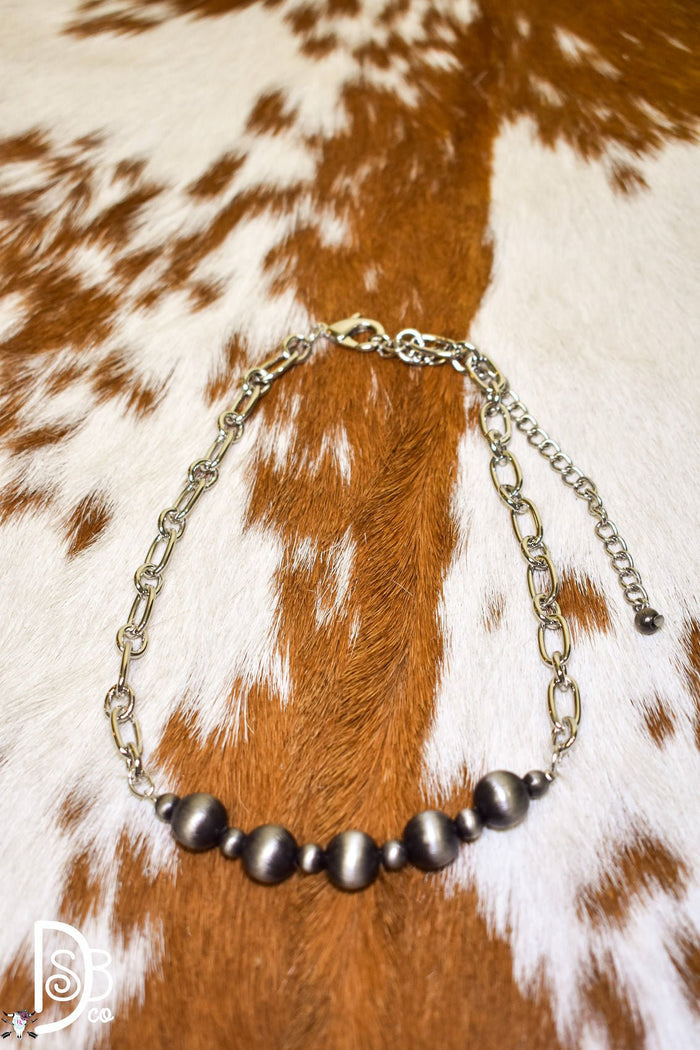 The Links & Beads Necklace - Deadwood South Boutique & Company LLC