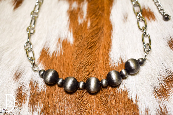 The Links & Beads Necklace - Deadwood South Boutique & Company LLC