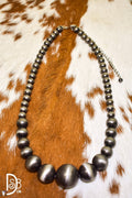 The Mega Graduated Pearl Beaded Necklace - Deadwood South Boutique & Company LLC