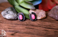 The Pamela Authentic Sterling & Pink Fire Opal Studs - Deadwood South Boutique & Company LLC