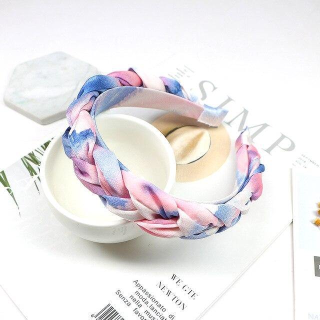 Tie-Dye Braided Headbands