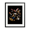 Travel Keys Framed Print Black XL