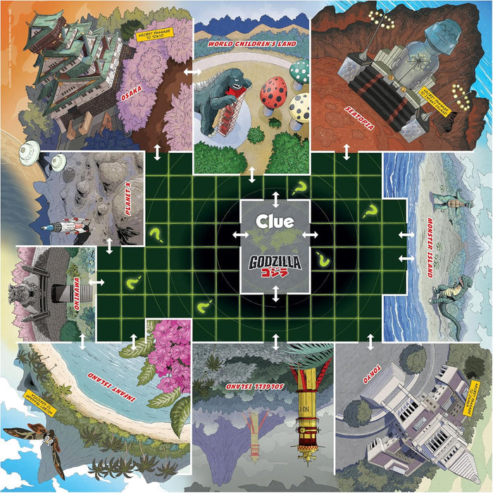 USAopoly: CLUE: Godzilla Board Game