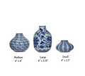 Vases - Blue & White - Assorted - Findlay Rowe Designs