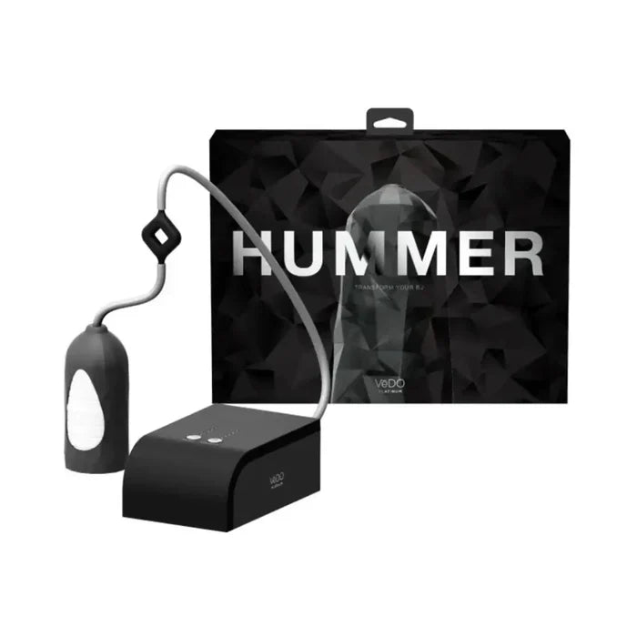 Hummer Vibrating Masturbator - Black