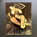 Vintage 1961 Pablo Picasso Abstract Nude Art Print