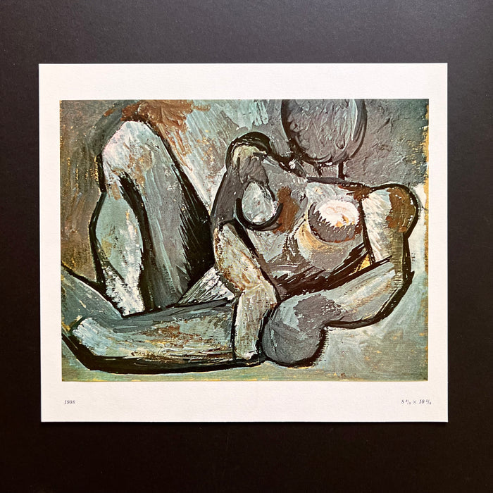 Vintage 1961 Pablo Picasso Abstract Nude Art Print