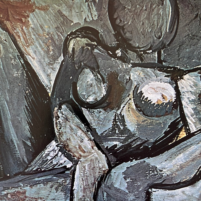 Vintage 1961 Pablo Picasso Abstract Nude Art Print