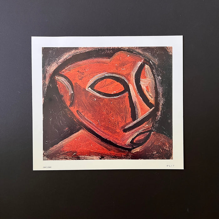 Vintage 1961 Pablo Picasso African Mask Art Print