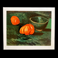 Vintage 1961 Pablo Picasso Deep Green Still Life Art Print