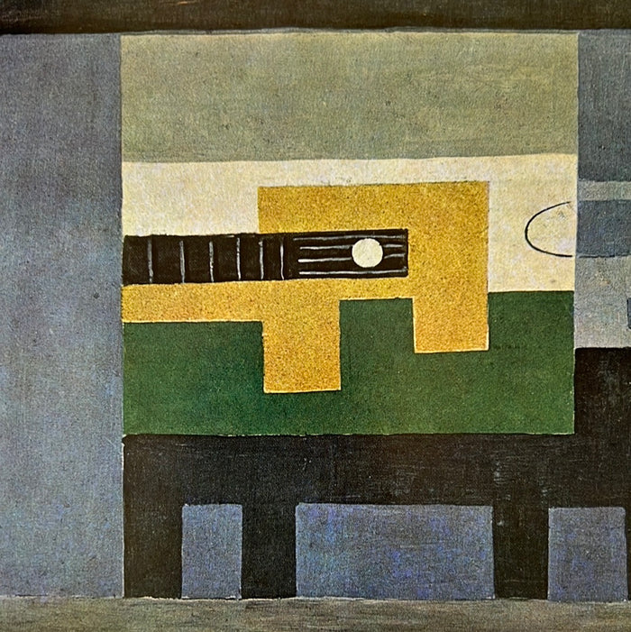Vintage 1961 Pablo Picasso Guitar on Table Cubist Art Print
