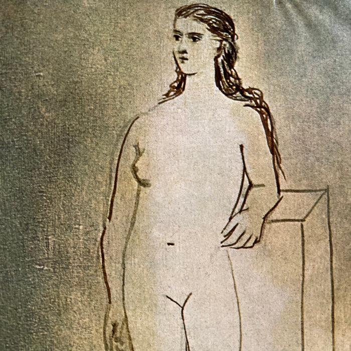 Vintage 1961 Pablo Picasso Heroic Nude Art Print