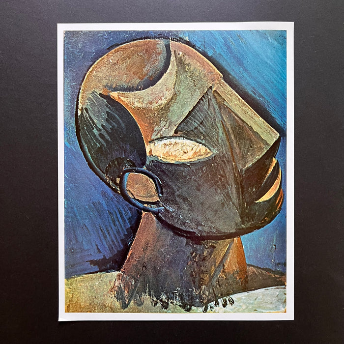 Vintage 1961 Pablo Picasso Portrait of a Man Cubist Art Print